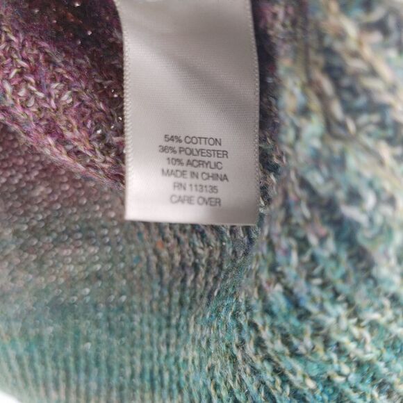 Jillian + Nicole turtleneck sweater multicolor size XL - Picture 8 of 8